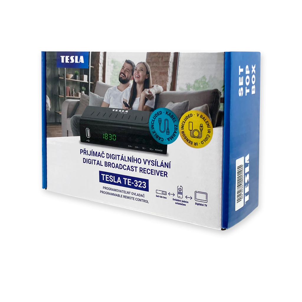 TESLA Electronics - Receptor DVB-T2 H.265 (HEVC), HDMI-CEC + mando a  distancia